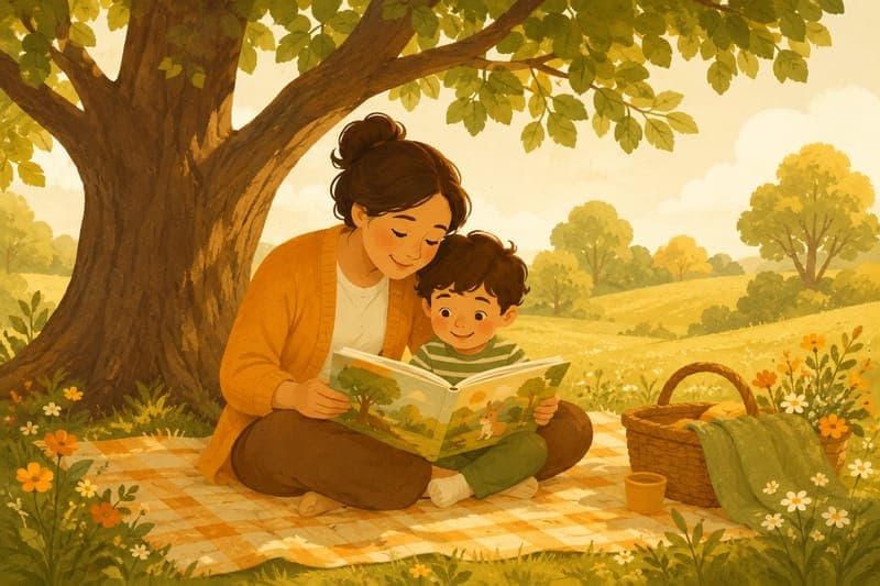 A Special Memory storybook artwork