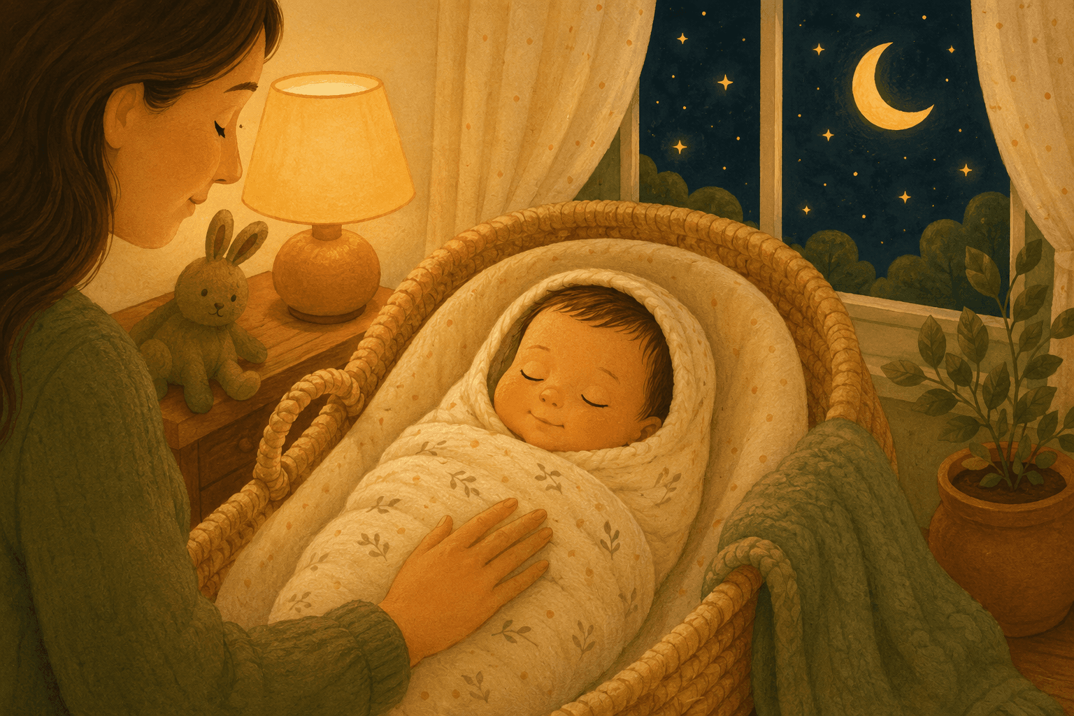 New Baby storybook artwork